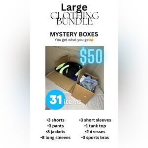 LARGE MYSTERY BOX CLOTHING BUNDLE